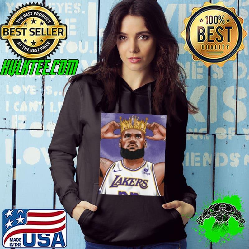 Los Angeles Lakers LeBron James 40 King shirt