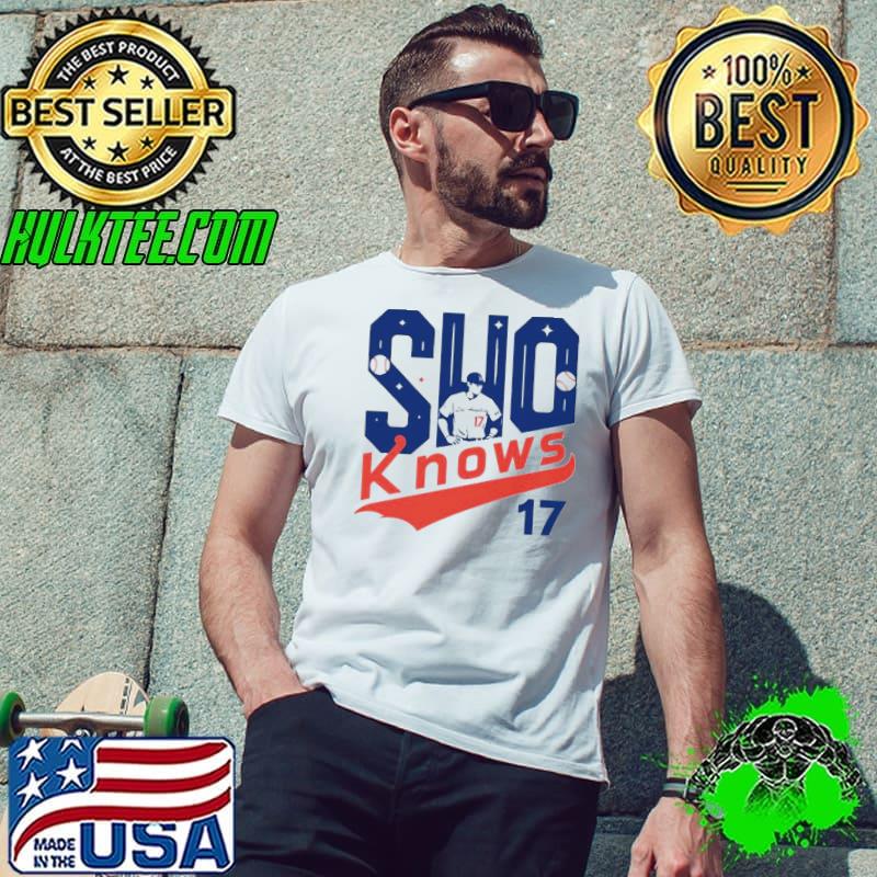 Los Angeles SHO Knows 17 baseball retro shirt
