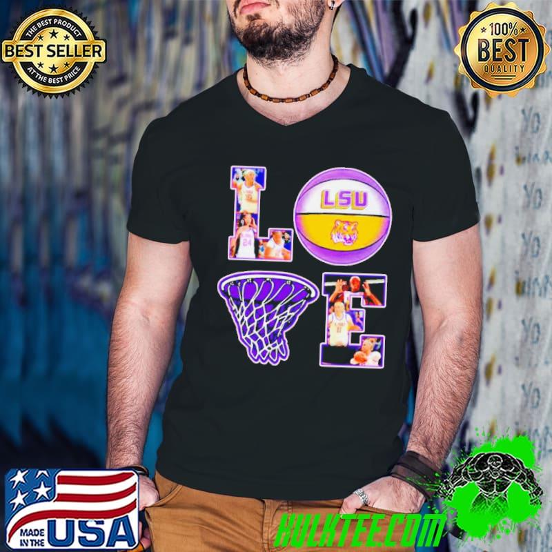 Love LSU Tigers basketball s Guys V Neck Love LSU Tigers basketball s Guys V Neck