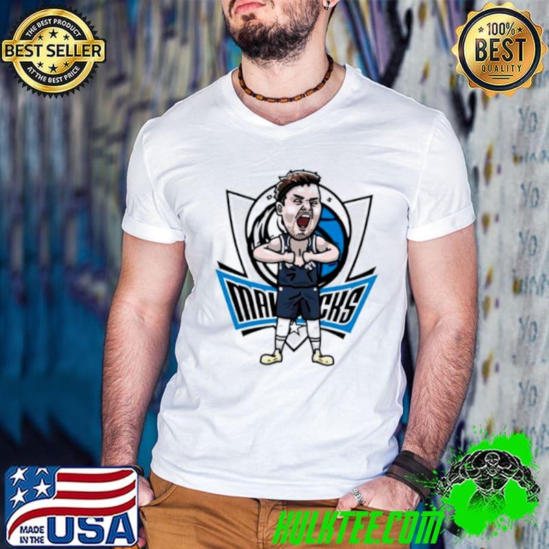 Luka Doncic Dallas Mavericks player cartoon shirt