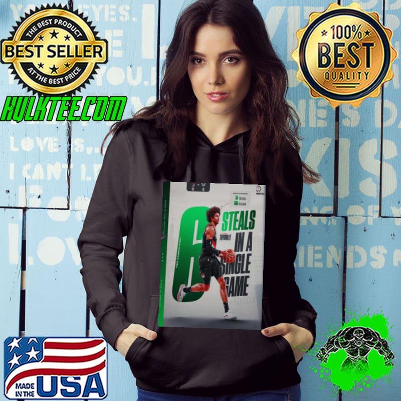 Mathief Thybulle From Portland Trail Blazers Ties Career High 6 Steals In A Single Game s Hoodie Mathief Thybulle From Portland Trail Blazers Ties Career High 6 Steals In A Single Game s Hoodie