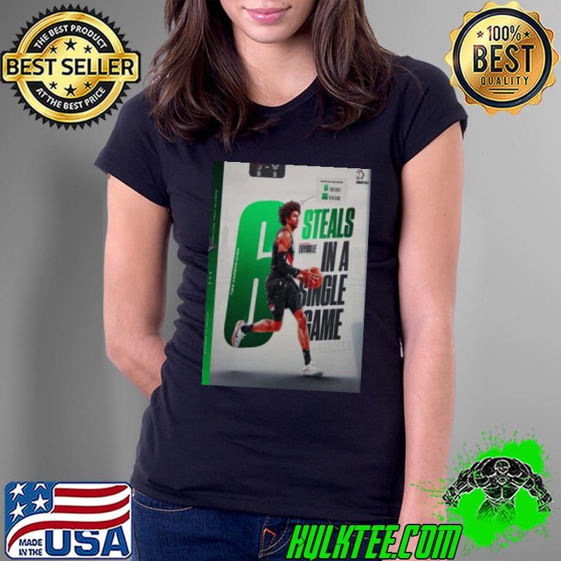 Mathief Thybulle From Portland Trail Blazers Ties Career High 6 Steals In A Single Game s Ladies Tee Mathief Thybulle From Portland Trail Blazers Ties Career High 6 Steals In A Single Game s Ladies Tee