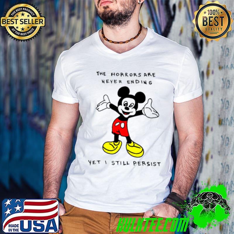 Mickey the horrors are never ending yet I still persist s Guys V Neck Mickey the horrors are never ending yet I still persist s Guys V Neck