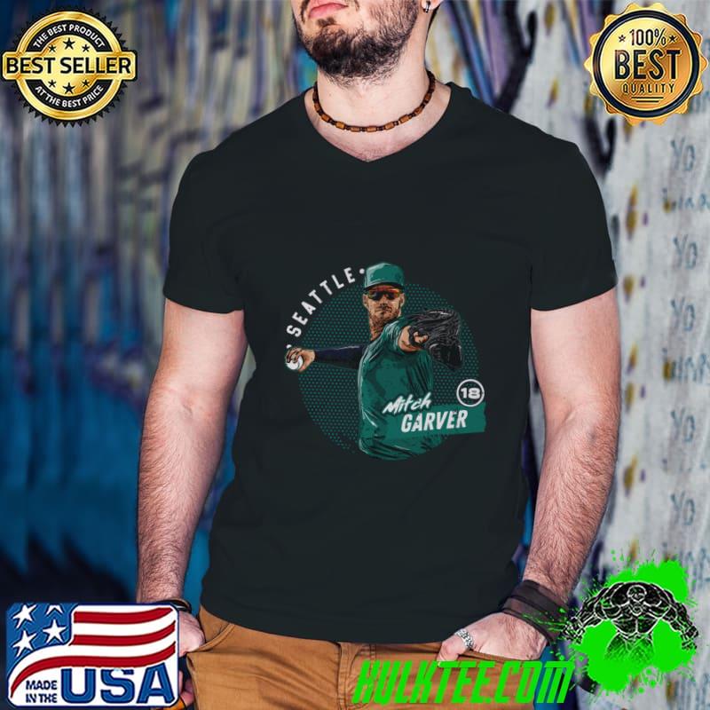 Mitch Garver Seattle Dots American professional baseball catcher T-Shirt Guys V Neck Mitch Garver Seattle Dots American professional baseball catcher T-Shirt Guys V Neck