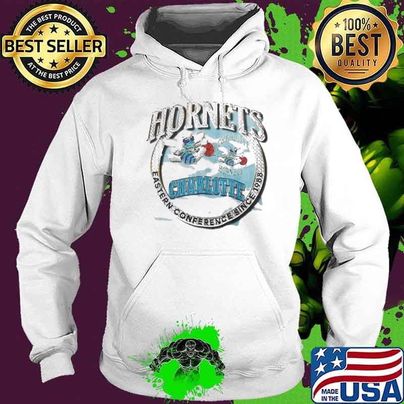 Mitchell & Ness Tan Charlotte Hornets Hardwood Classics Vintage Soul Crown Jewels Shirt Hoodie Mitchell & Ness Tan Charlotte Hornets Hardwood Classics Vintage Soul Crown Jewels Shirt Hoodie