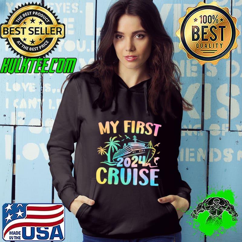 My First Cruise 2024 Vacation Matching Family Cruise Ship Colors T-Shirt