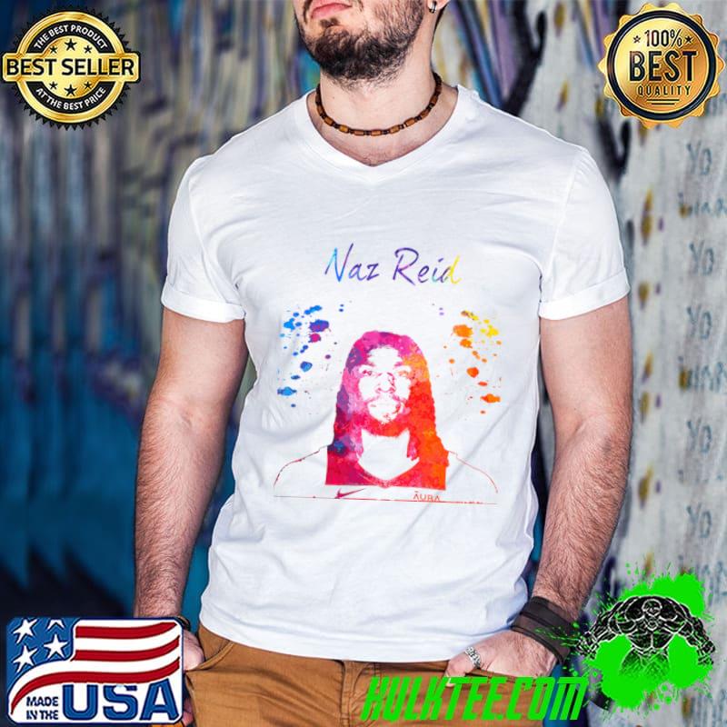 Naz Reid American professional basketball player for the Minnesota Timberwolves watercolor T-Shirt Guys V Neck Naz Reid American professional basketball player for the Minnesota Timberwolves watercolor T-Shirt Guys V Neck