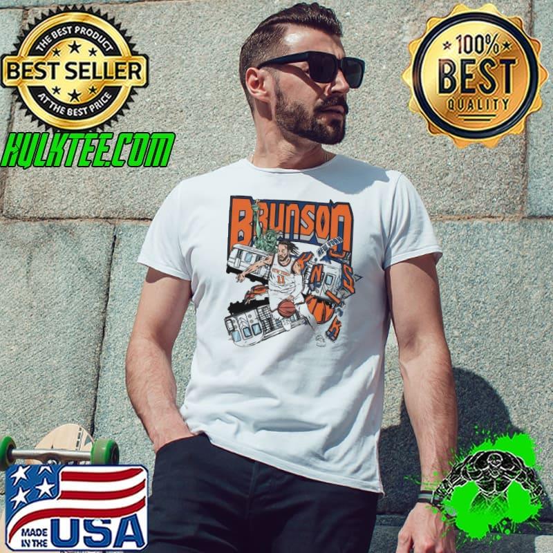 New York Knicks Jalen Brunson bus accident shirt