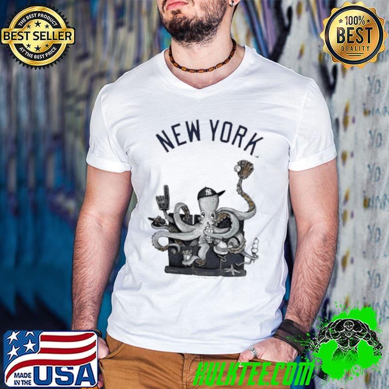 New York Yankees Octopus 2024 s Guys V Neck New York Yankees Octopus 2024 s Guys V Neck