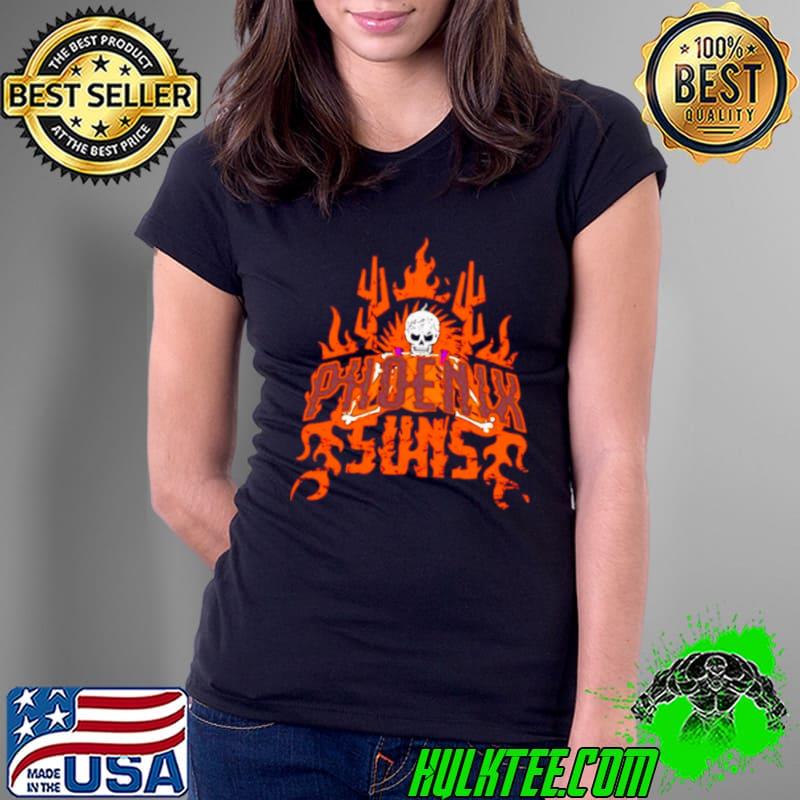Official phoenix Suns basketball skeleton shirt