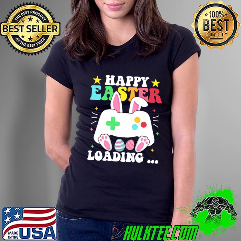 Original happy Easter Gamer Video Game Rabbit Eggs T-Shirt