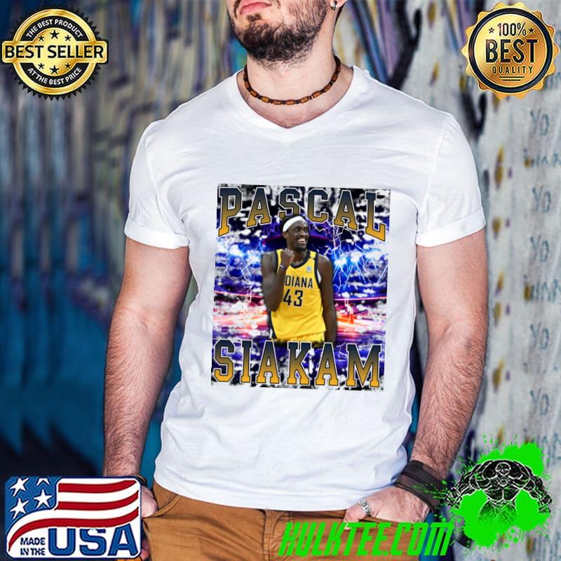 Pascal Siakam Cameroonian professional basketball player for the Indiana Pacers T-Shirt Guys V Neck Pascal Siakam Cameroonian professional basketball player for the Indiana Pacers T-Shirt Guys V Neck