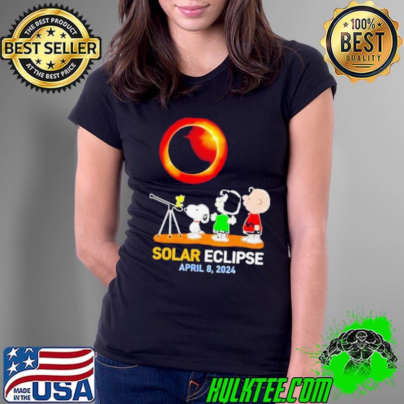 Peanuts characters watching solar eclipse april 8 2024 Shirt