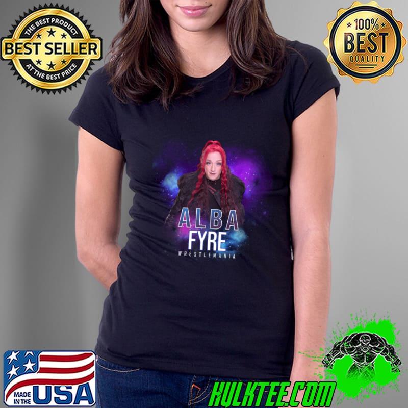 Performs on the SmackDown brand under alba fyre wrestle T-Shirt