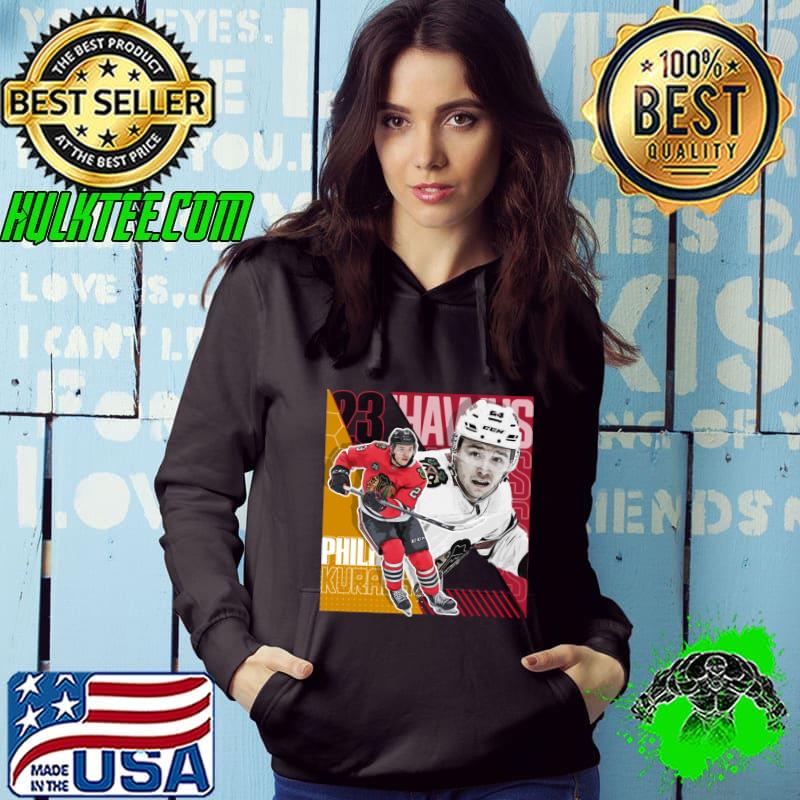 Philipp Kurashev Swiss-Russian professional ice hockey centre for the Chicago Blackhawks T-Shirt
