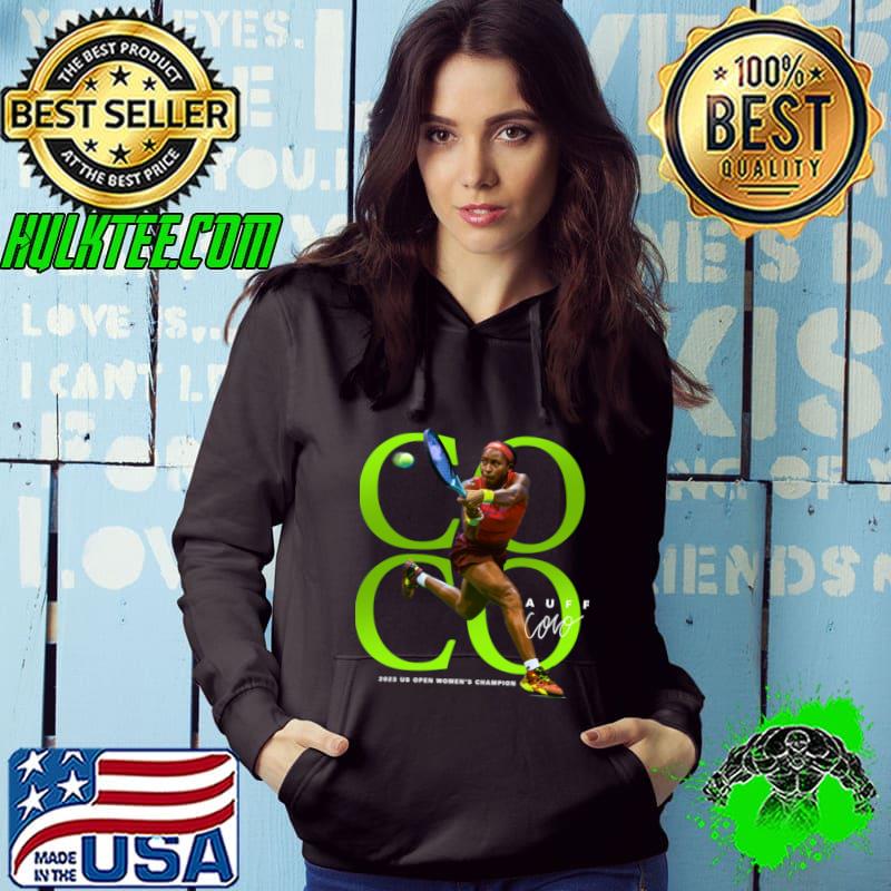 Premium coco Gauff American professional tennis player open women's champion signature T-Shirt