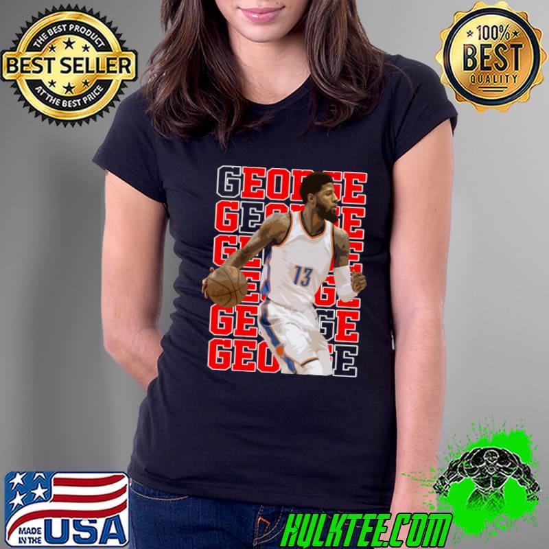 Premium paul George Name Repeat American professional basketball player for the Los Angeles Clippers T-Shirt Ladies Tee Premium paul George Name Repeat American professional basketball player for the Los Angeles Clippers T-Shirt Ladies Tee