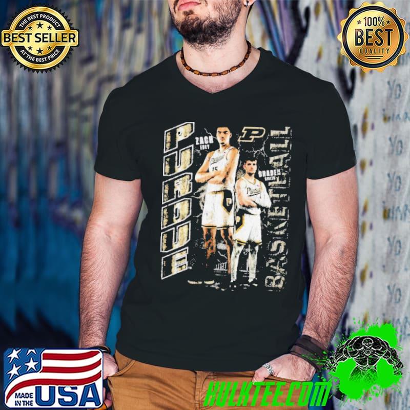 Purdue Men’s Basketball Zach Edey & Braden Smith Vintage Shirt Guys V Neck Purdue Men’s Basketball Zach Edey & Braden Smith Vintage Shirt Guys V Neck