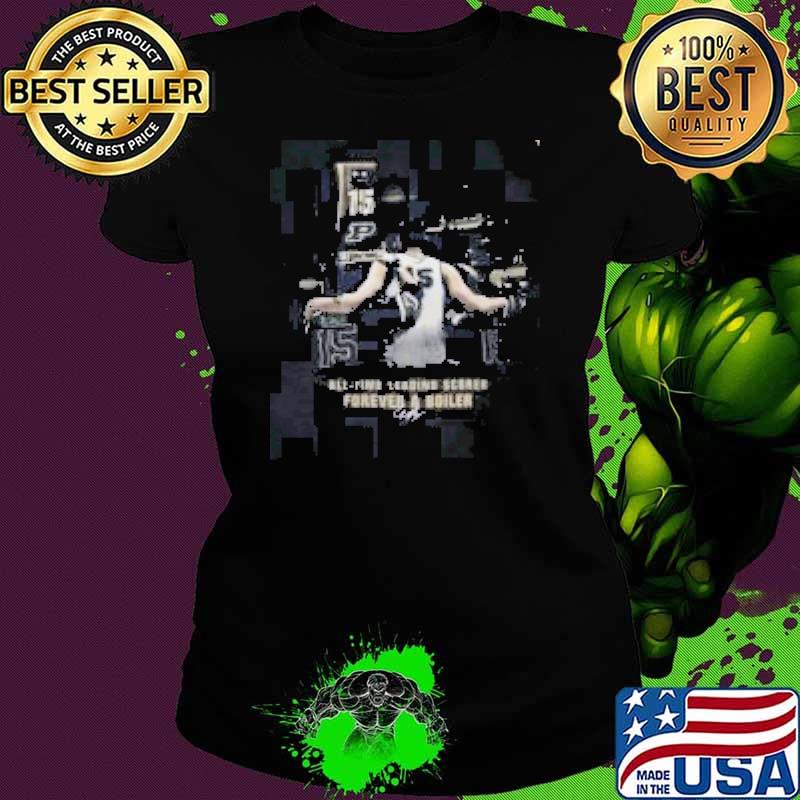 Purdue Zach Edey All Time Scorer Rafter Forever A Boiler Tee Shirt
