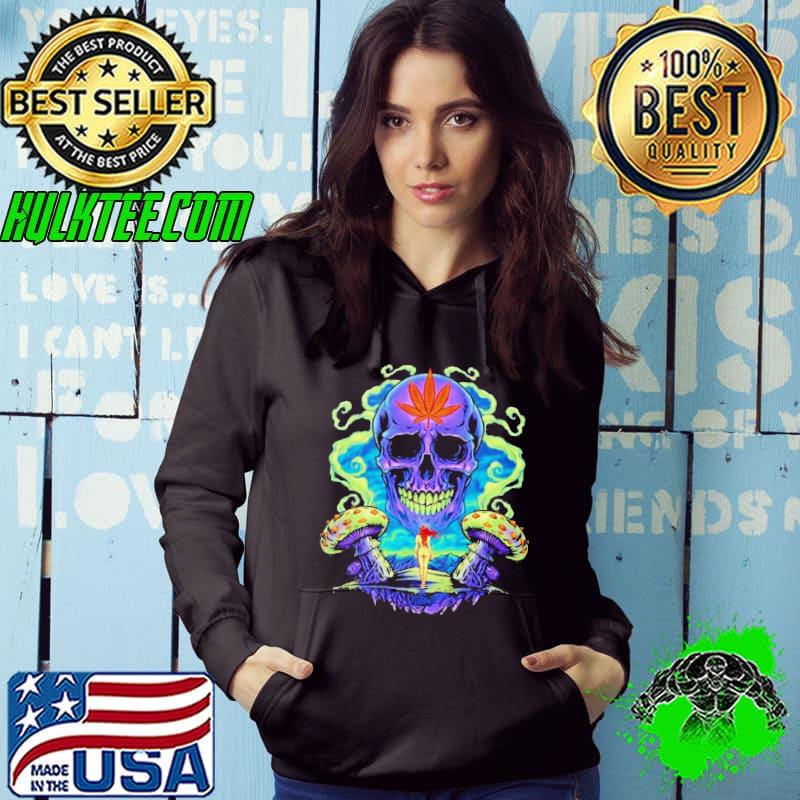 Purple Cannabis Skull shirt