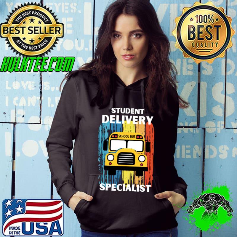 Retro Student Delivery Specialist Bus Driver T-Shirt