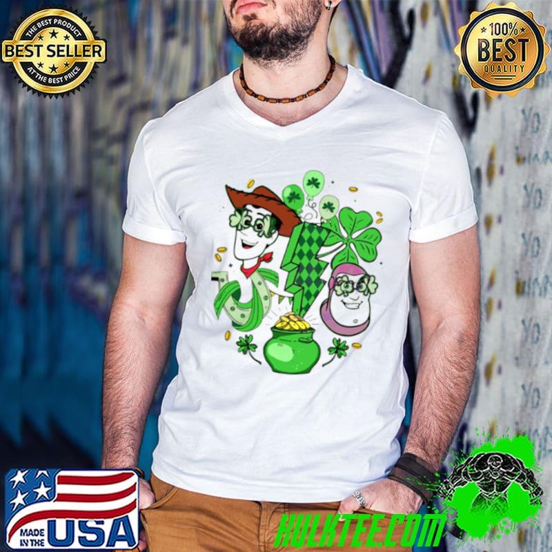 Retro Toy Story Woody St Patrick s Guys V Neck Retro Toy Story Woody St Patrick s Guys V Neck
