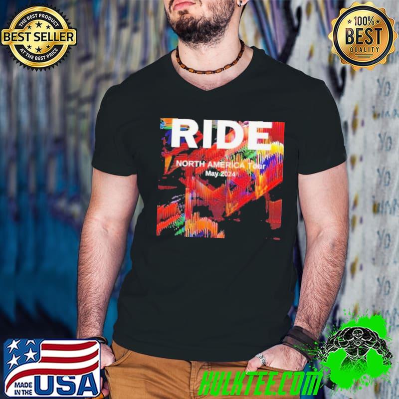 Ride North America 2024 Tour Shirt Guys V Neck Ride North America 2024 Tour Shirt Guys V Neck