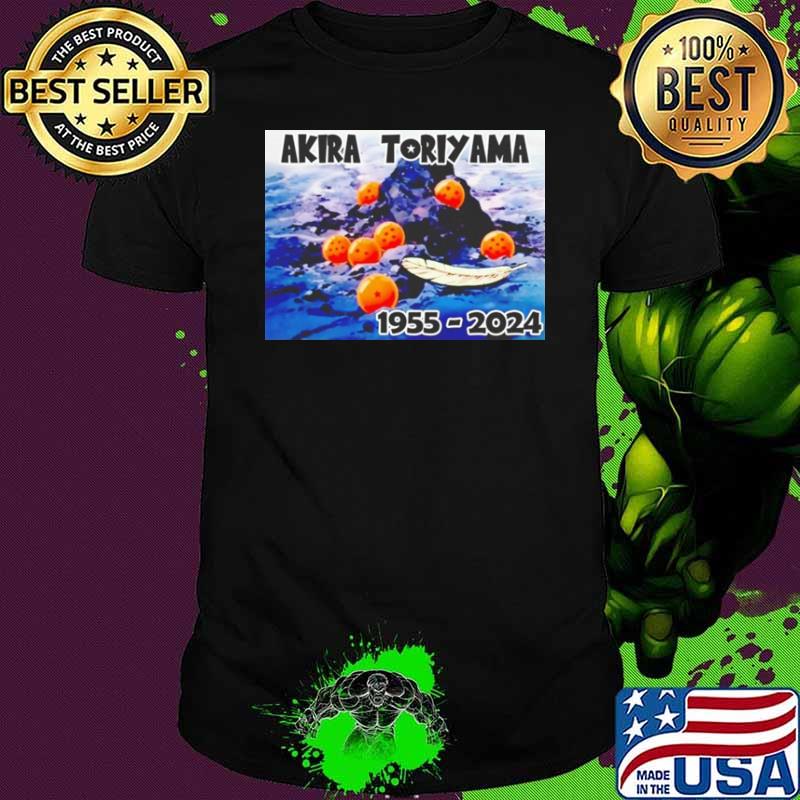RIP Akira Toriyama 1955 2024 Dragon Ball Z shirt