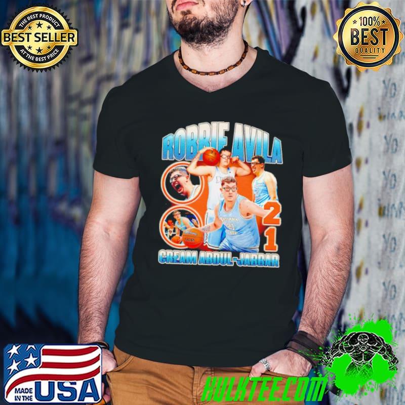 Robbie Avila cream Abdul Jabbar retro s Guys V Neck Robbie Avila cream Abdul Jabbar retro s Guys V Neck