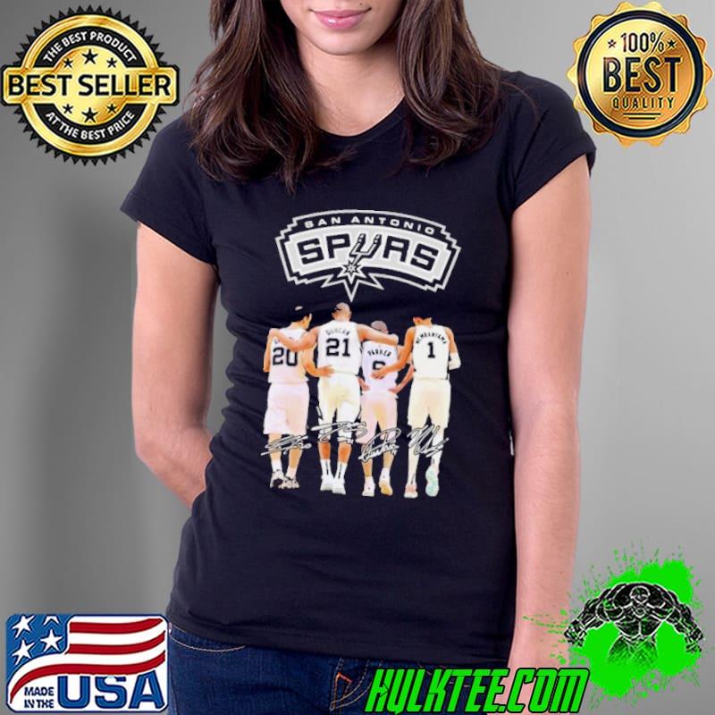 San Antonio Spurs All Star Squad Signatures Shirt