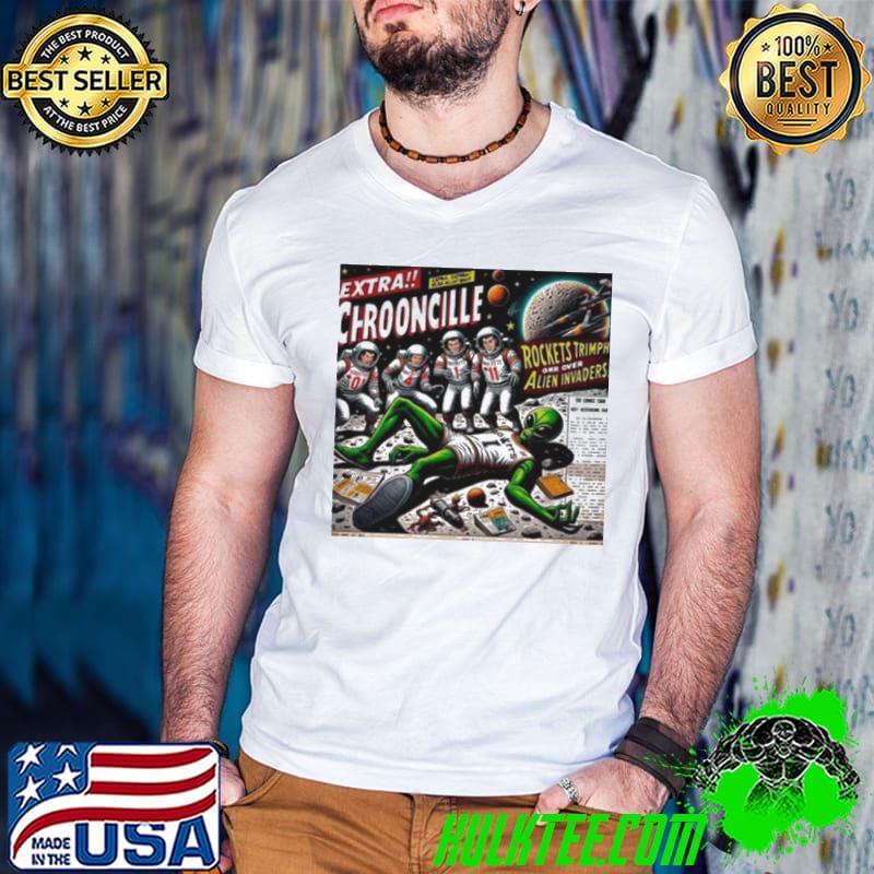 San Antonio Spurs Extra chrooncille rockets trimph orr over alien invaders s Guys V Neck San Antonio Spurs Extra chrooncille rockets trimph orr over alien invaders s Guys V Neck