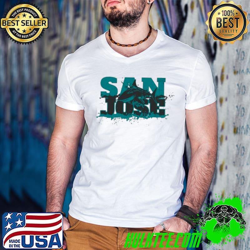 San Jose Hockey Sharks Swim Sport s Guys V Neck San Jose Hockey Sharks Swim Sport s Guys V Neck