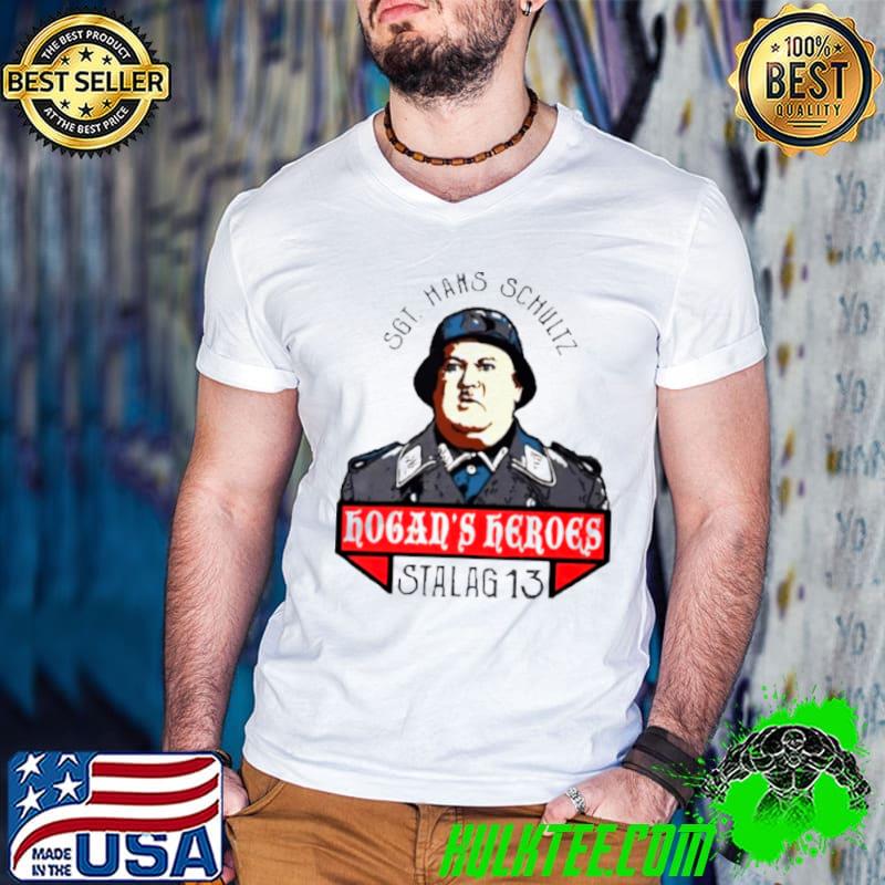 SGT Hans Schultz Hogan’s Heroes Stalag 13 s Guys V Neck SGT Hans Schultz Hogan’s Heroes Stalag 13 s Guys V Neck