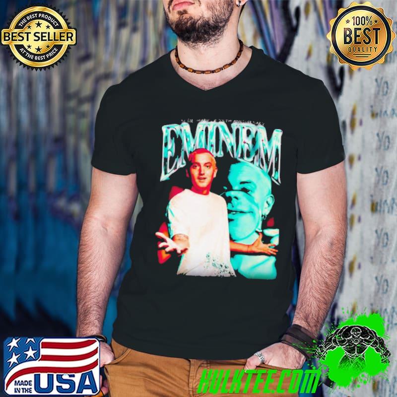 Slim Shady Lp 25th Anniversary Eminem s Guys V Neck Slim Shady Lp 25th Anniversary Eminem s Guys V Neck