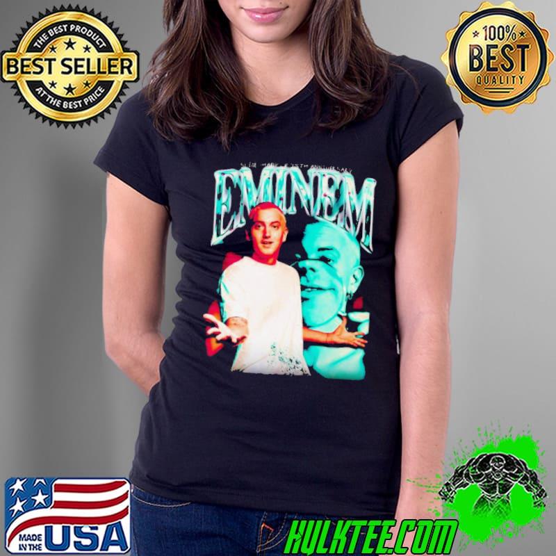 Slim Shady Lp 25th Anniversary Eminem s Ladies Tee Slim Shady Lp 25th Anniversary Eminem s Ladies Tee