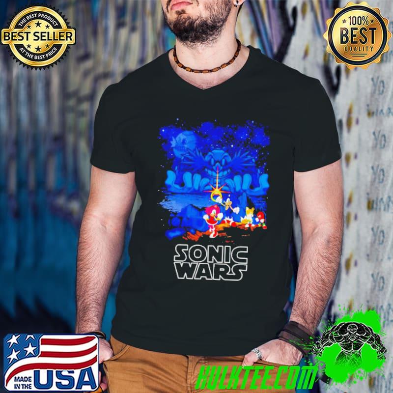 Sonic Wars Hedgehog Battle s Guys V Neck Sonic Wars Hedgehog Battle s Guys V Neck