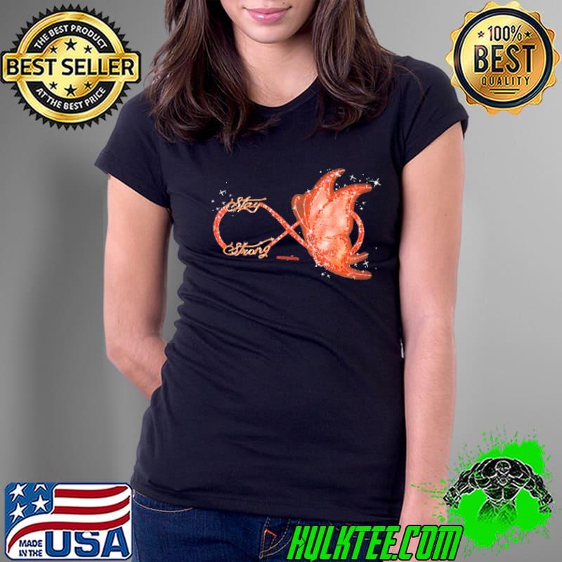 Stay Strong Multiple Sclerosis Awareness Butterfly shirt