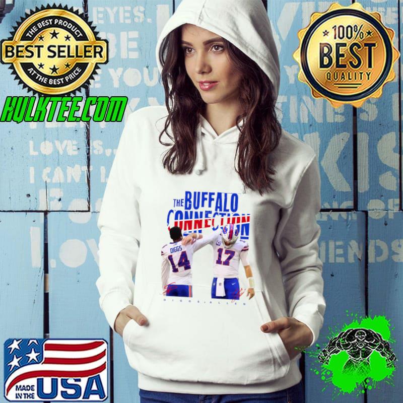 Stefon Diggs & Josh Allen Celebration Football The Buffalo Football T-Shirt