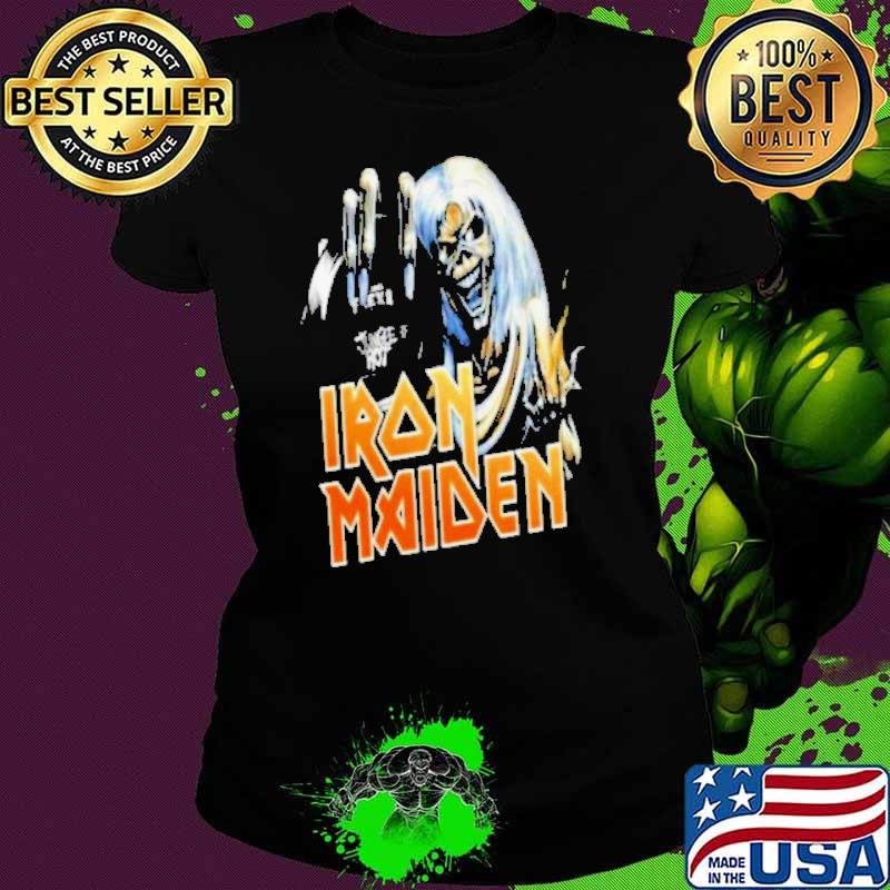 The Flexi Series Debut Of Death Metal Vets Jungle Rot Iron Maiden shirt