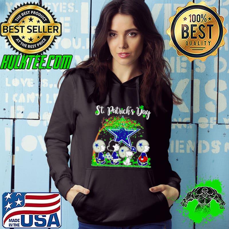 The Peanuts abbey road Dallas Cowboys St Patrick’s day shirt