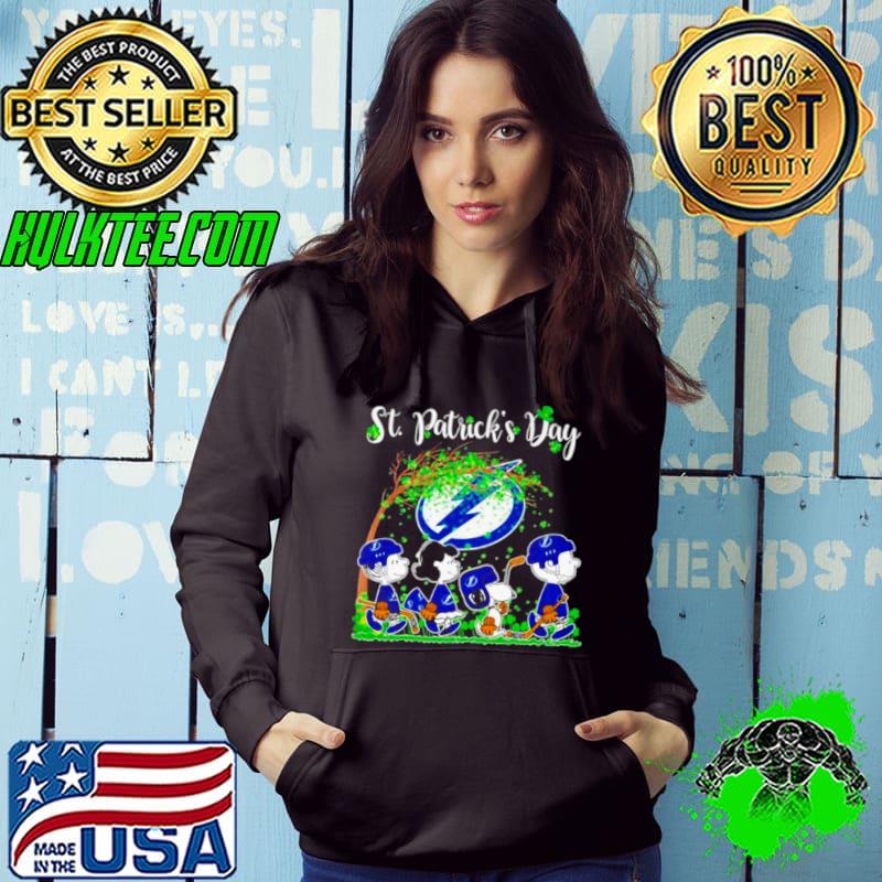 The Peanuts abbey road Tampa Bay Lightning St Patrick’s day shirt