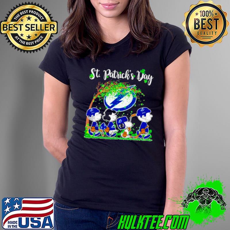 The Peanuts abbey road Tampa Bay Lightning St Patrick’s day s Ladies Tee The Peanuts abbey road Tampa Bay Lightning St Patrick’s day s Ladies Tee