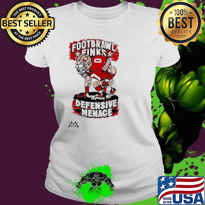 Top san Francisco 49ers Defensive Menace Of Alcatraz Shirt Ladies tee Top san Francisco 49ers Defensive Menace Of Alcatraz Shirt Ladies tee