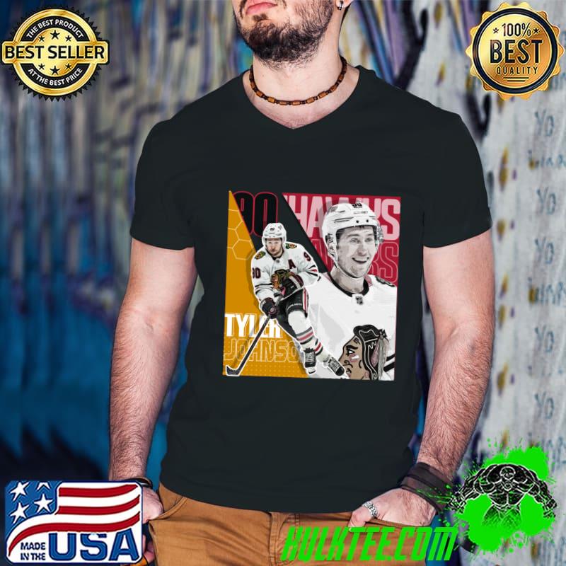 Tyler Johnson American professional ice hockey player for the Chicago Blackhawks T-Shirt Guys V Neck Tyler Johnson American professional ice hockey player for the Chicago Blackhawks T-Shirt Guys V Neck