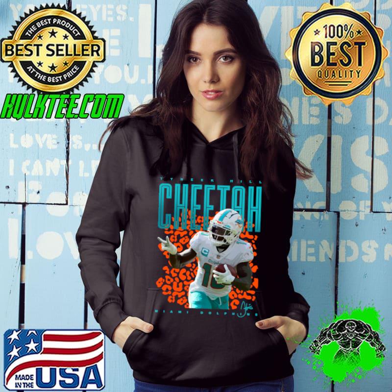 Tyreek Hill Cheetah Signature American football wide receiver for the Miami Dolphins T-Shirt