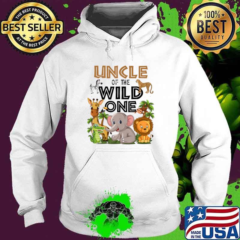 Uncle Of The Wild One Birthday 1st Safari Jungle Family T-Shirt Hoodie Uncle Of The Wild One Birthday 1st Safari Jungle Family T-Shirt Hoodie