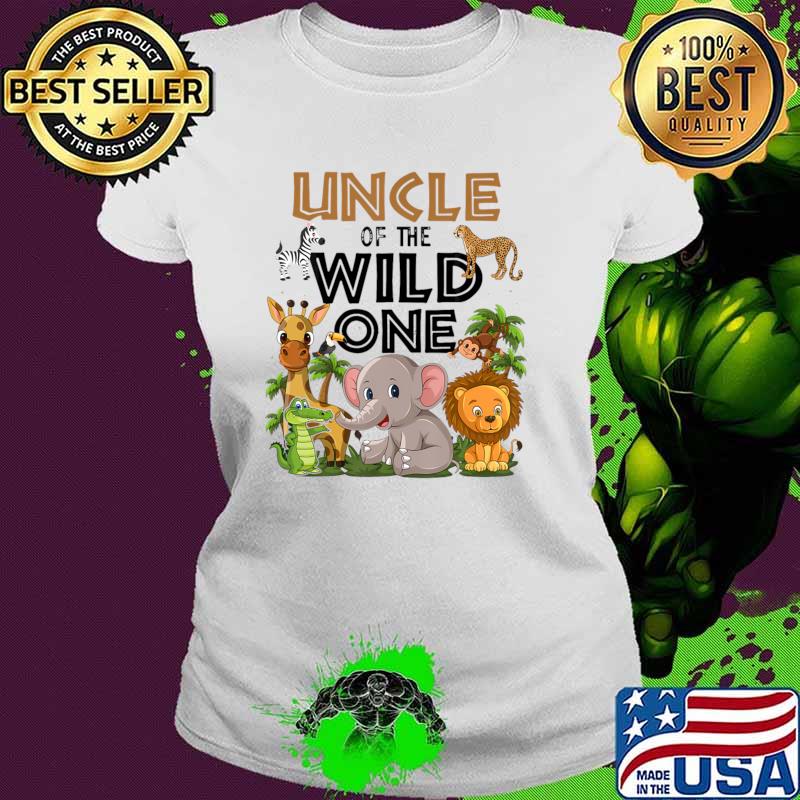 Uncle Of The Wild One Birthday 1st Safari Jungle Family T-Shirt Ladies tee Uncle Of The Wild One Birthday 1st Safari Jungle Family T-Shirt Ladies tee