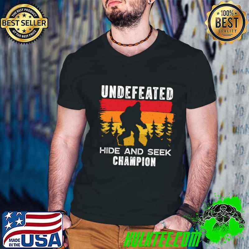 Undefeated Hide And Seek Champion Vintage Bigfoot T-Shirt
