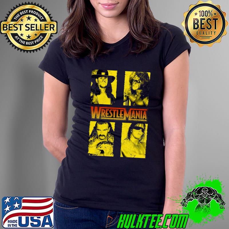 Undertaker Ultimate Warrior Jake Snake & Bret Hart Big & Tall T-Shirt