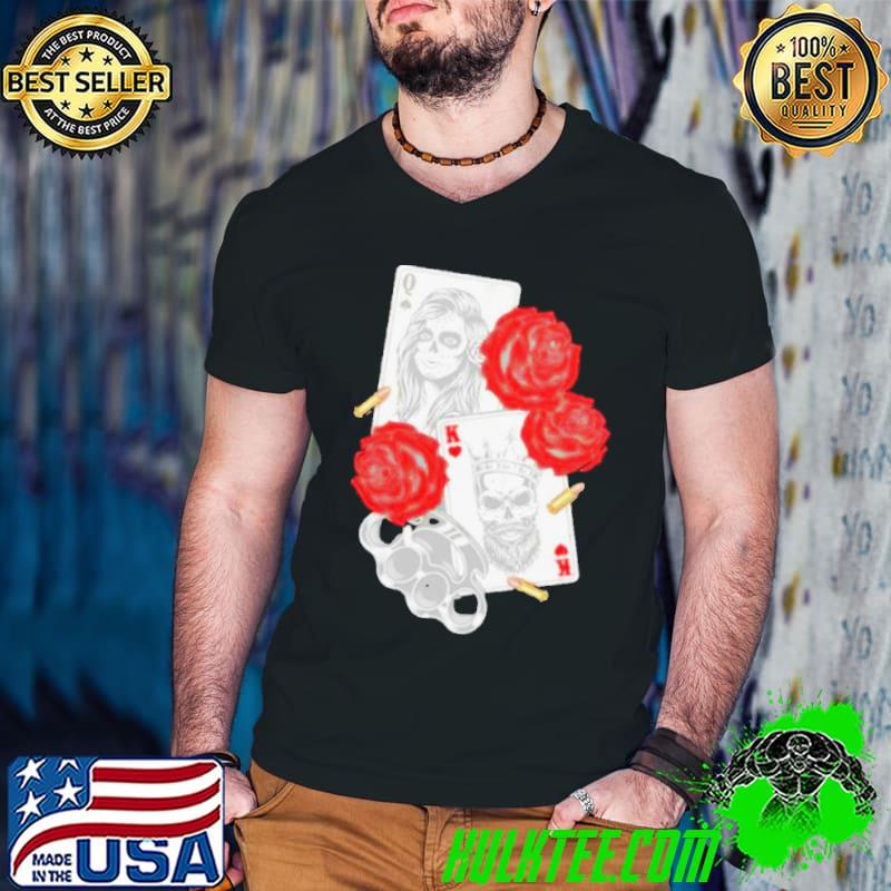 Unique gangsta concept playing card shirt